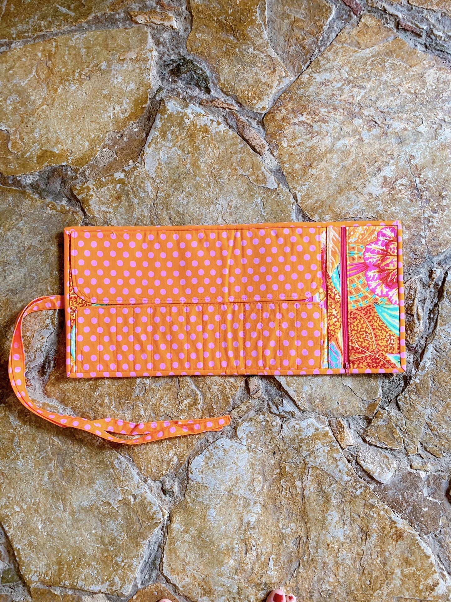 Estuche agujas ganchillo Tropical Colors