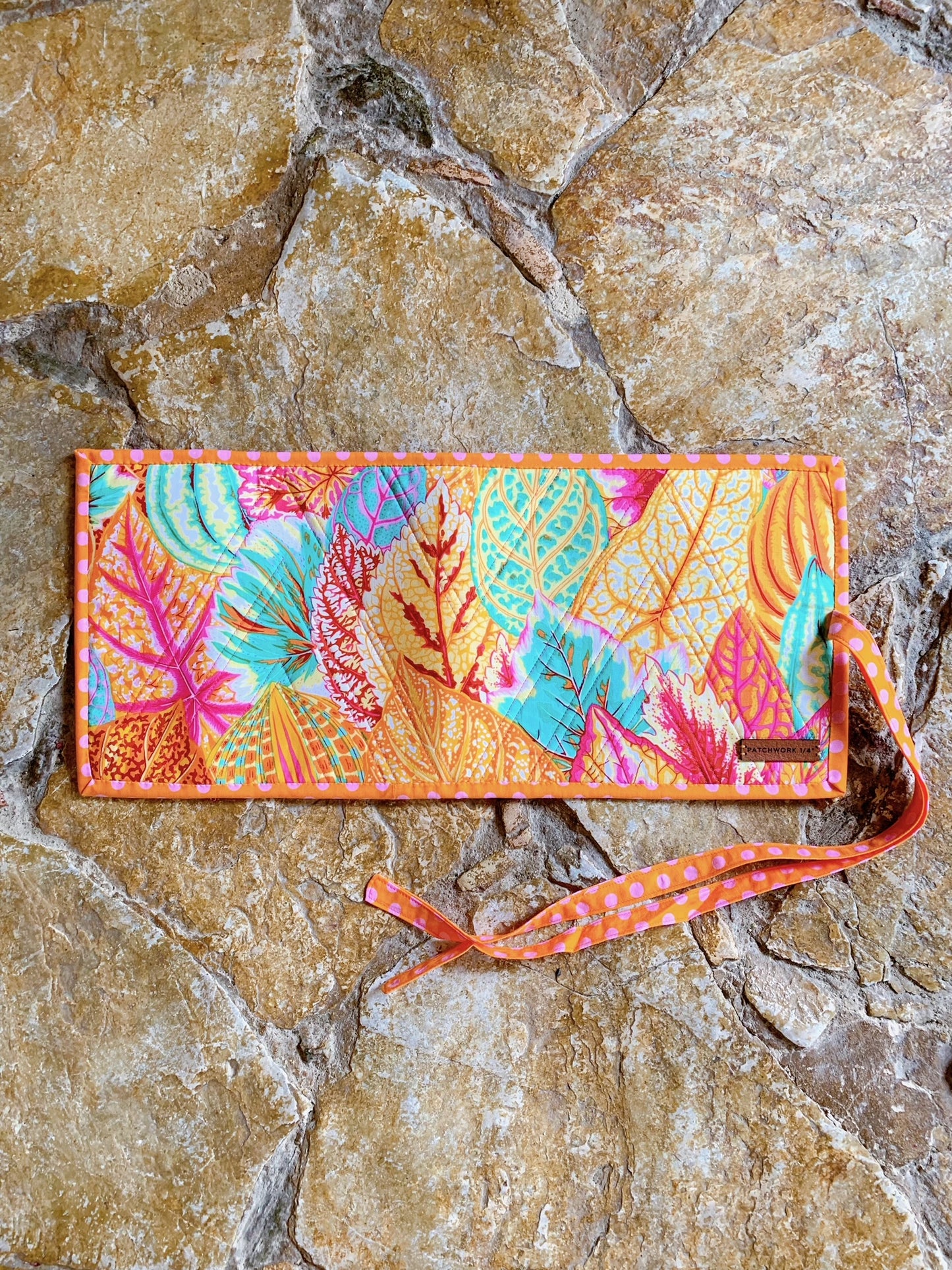 Estuche agujas ganchillo Tropical Colors